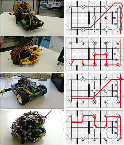Die 4 Roboter des Projektes